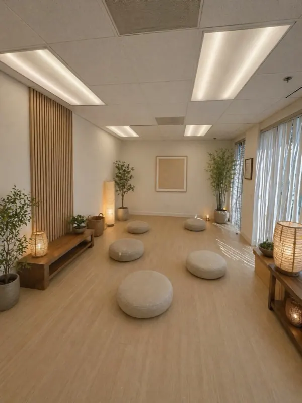Meditation room at Golden State Rehab, serving Pacific Palisades residents